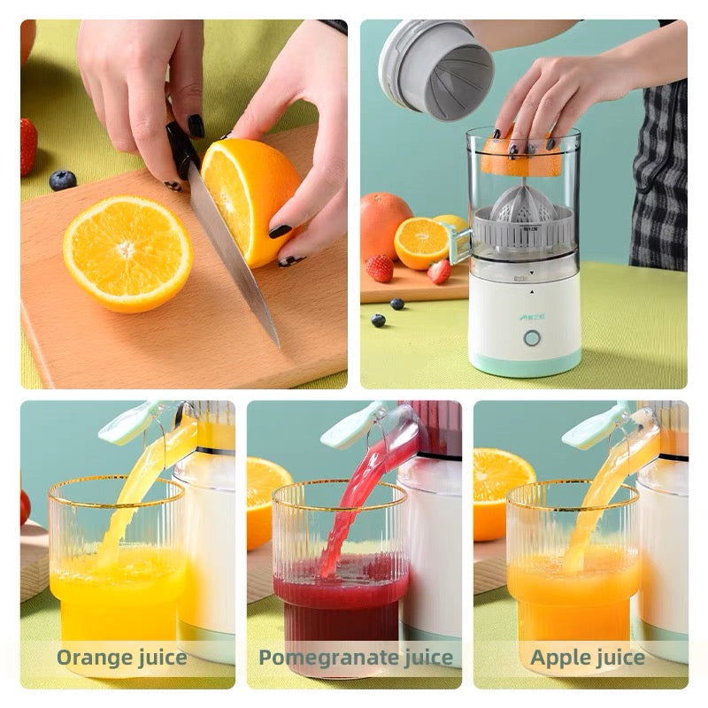 Automatic Fruit Juicer with USB Rechargeable 1300mAh Battery